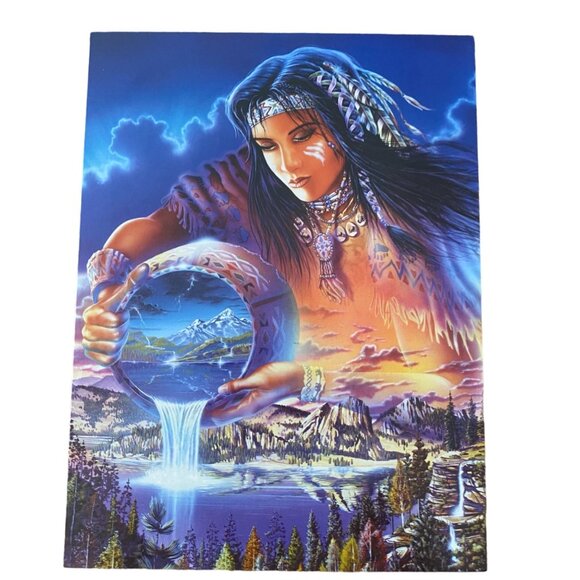 RAINMAKER David Penfound VTG Greeting Card & Magnet Leanin' Tree Combo Pack NOS - Picture 3 of 16